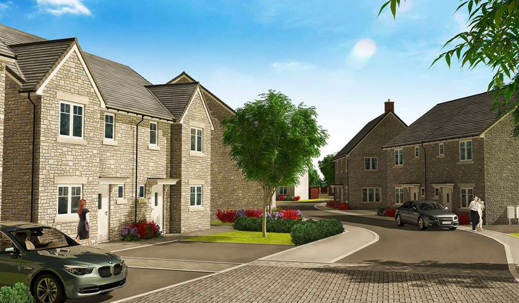 Radstock housing development, Radstock, Somerset