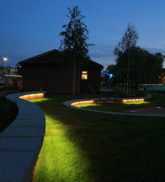 exterior garden lighting