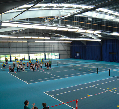 sports-interior lighting at sports hall