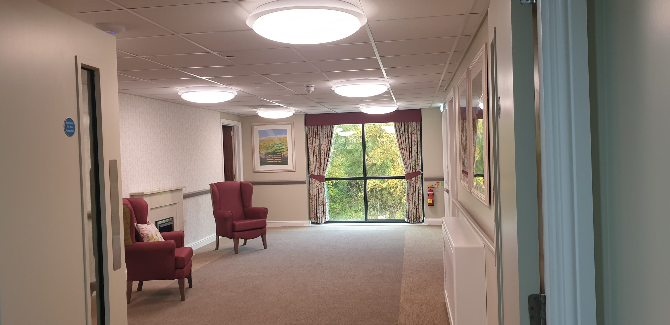 care home reception